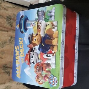 PAW PATROL METAL LUNCH WITH LARGE 24 PIECES PUZZLE
